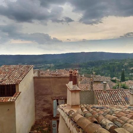 Studio Vue Sur La Roche, Au Calme Moustiers #1 Apartment Luaran gambar
